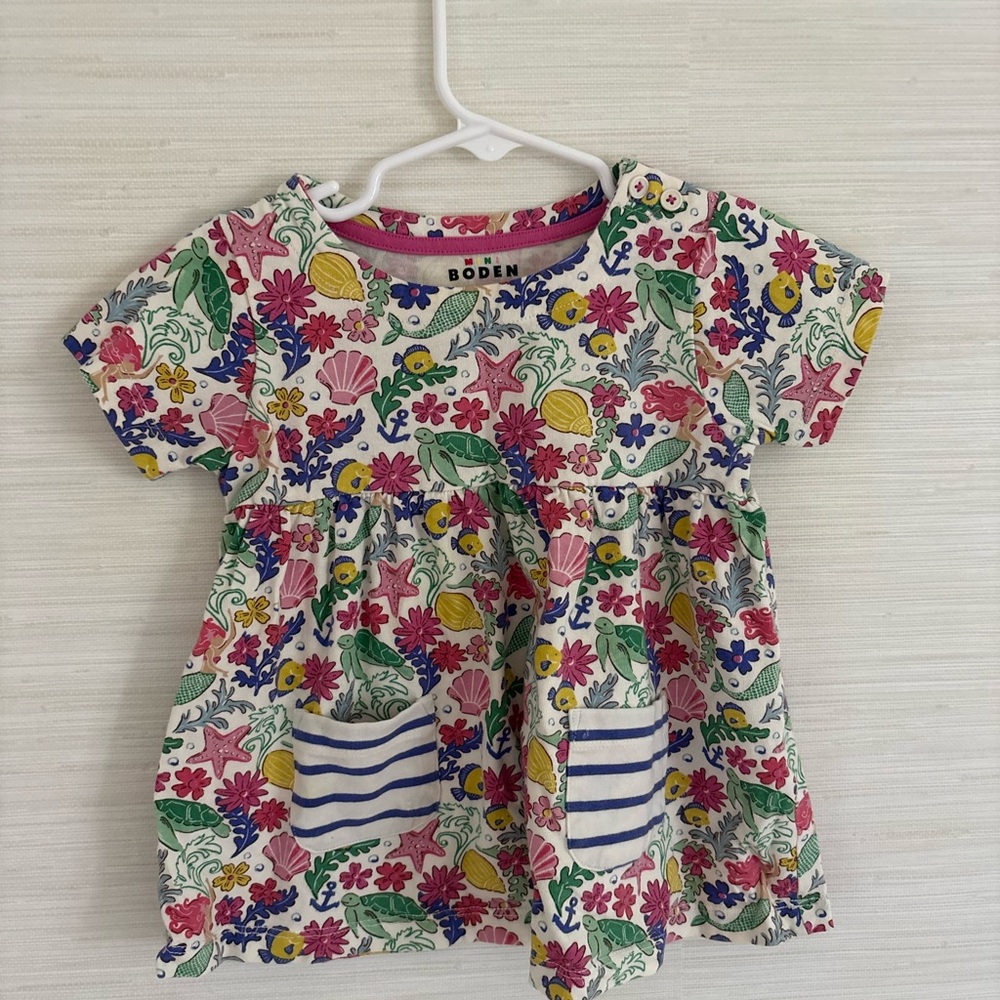 Mini Boden Girls' Mermaid dress & legging set - 18-24mo